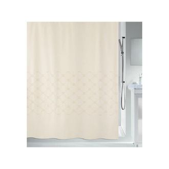 Spirella Spirella - Cortina De Ducha De Poli&eacute;ster Trento 180x200cm Bordada Beige