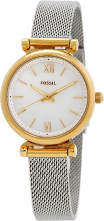 Fossil Carlie Quartz Mother of Pearl Dial Ladies Watch ES5463