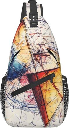 Generic Math Geometry Geek Calculus Cross Body Bag Lightweight Crossbody Bag Breathable Daypack For Outdoors Sports Workout
