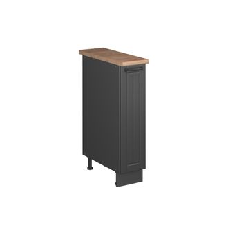 Vicco Mueble De Botica Fame-line, Gris Oscuro/antracita, 20 Cm, Et Roble, Vicco