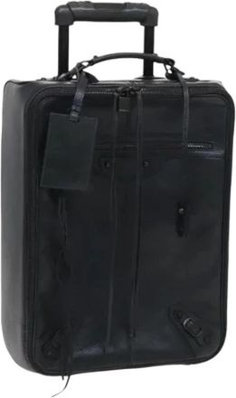 Balenciaga Pre-owned Vintage Reiskoffer - Dames - Vintage Weekendtas - Zwart - ONE Size - Leer - Vintage