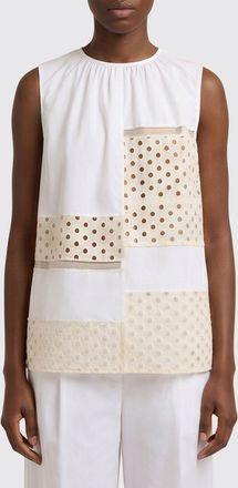 Marni Top smanicato in cotone