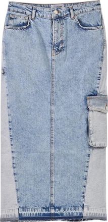 Moschino Cargo Denim Rok - Dames - Spijkerrokken - Blauw - W28 - Denim - Rokken