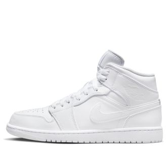 Nike Jordan Air Jordan 1 Mid Triple White 2022 554724-136