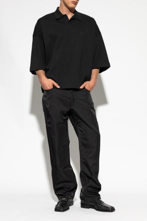 Fear of God Polo With Embroidered Logo, Mens, Black