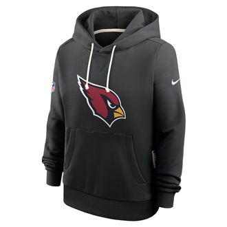Nike Arizona Cardinals Sideline Nike Womens Dri-FIT NFL Pullover Hoodie in Black | 03C300A9C-A0M