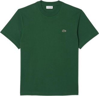 Lacoste Cotton Crewneck T-Shirt in Green at Nordstrom, Size 9