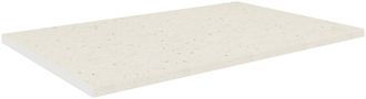 ebuy24 Ebuy24 - Vcm Worktop 28 Mm De Espesor Ancho 100 Cm F&aacute;cil De Limpiar Encimera De Cocina - Esilo (blanco)