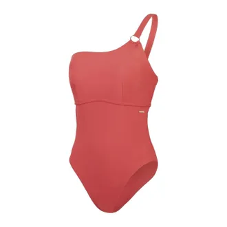 Speedo Dames/Dames Asymmetrisch Eendelig Zwempak (Bruin)