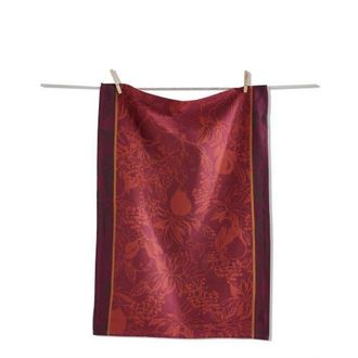 Tag Pear Jacquard Dishtowel Cotton Kitchen Towel for Fall in Purple at Nordstrom