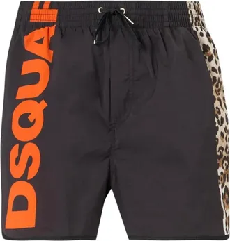 Dsquared2 Uomo, Costumi da bagno, Nero, L, new