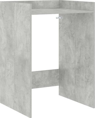 vidaXL Armario Para Lavadora Gris Hormig&oacute;n 67,5 X 62 X 97 Cm Vidaxl
