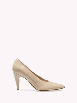 Gianvito Rossi Amelia Pumps in Beige Nappa at Nordstrom, Size 37.5