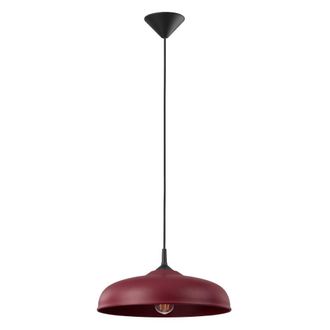 Sollux Lighting L&aacute;mpara colgantes borgo&ntilde;a acero alt. 74 cm