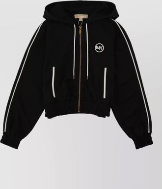 Michael Kors logo piqu&eacute; jacket