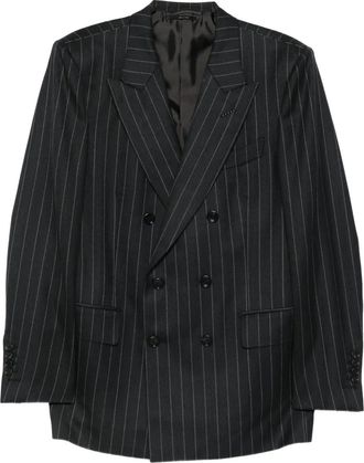 Tom Ford Completo gessato doppiopetto - Grigio