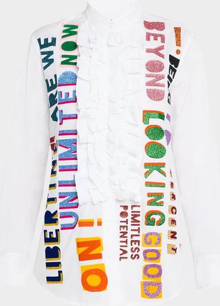 Libertine - Libertine Unlimited Potential Deconstructed Tuxedo Shirt