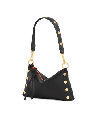 Hammitt Hammitt Riveted Shoulder Strap Black Pebbled Brushed Gold