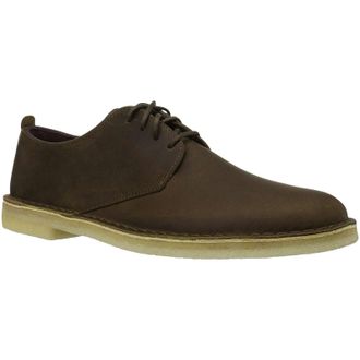 Clarks Desert London Leather Mens Lace Up Shoes - Beeswax - Size:UK 9.5