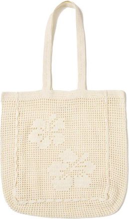 L*Space Island Time Crochet Cotton Tote in Cream at Nordstrom