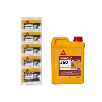 Sika Sika - Masonry Pack - 5x Cem Fibre 6 150g Latex 360 2l Bonding Resin