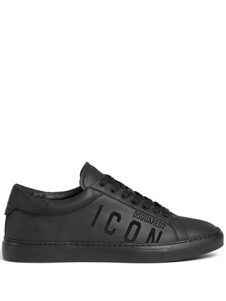 Dsquared2 Sneakers Icon con stampa - Nero