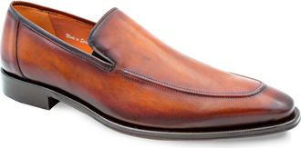 Mezlan Apron Toe Loafer in Dark Cognac at Nordstrom Rack, Size 10.5