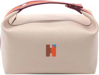 Herm&egrave;s Borsa a mano Bride A Brac grande in tela 2010-2025 - Marrone