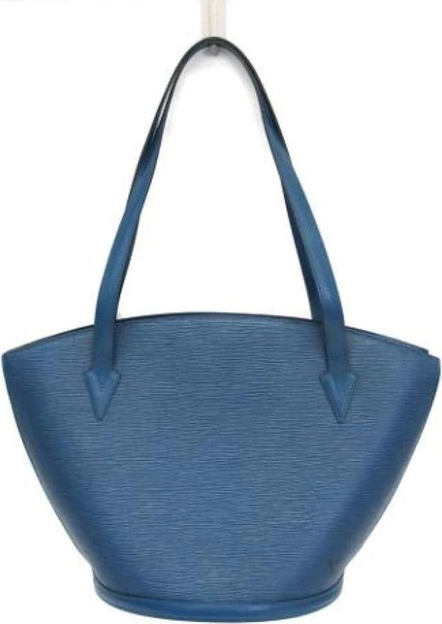 Pre-owned Shoulder Bags, female, Blue, Size: ONE SIZE Pre-owned Leather louis-vuitton-bags