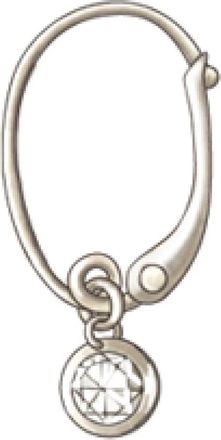POMELLATO Rose Cut Diamond Firefly Oorbellen - Dames - Oorbellen - Grijs - ONE Size - Accessoires