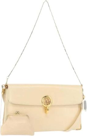 Dior Pre-owned Cross Body Bags, female, Beige, Size: ONE SIZE Pre-owned Vintage Shoulder Bag