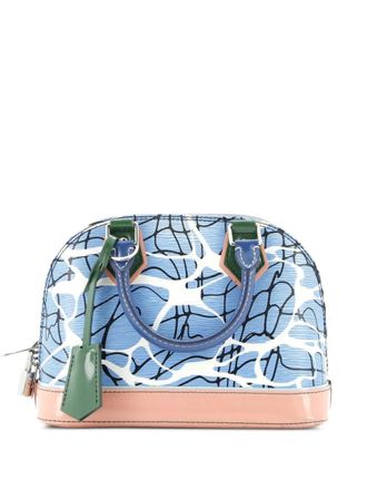 Louis Vuitton Alma Handbag Limited Edition Print Epi Leather BB satchel - Blauw
