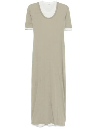 Jil Sander Drie katoenen midi-jurken - Groen
