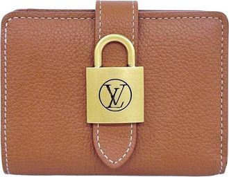 Louis Vuitton Brown Leather Wallet (Bi-Fold) (Pre-Owned)