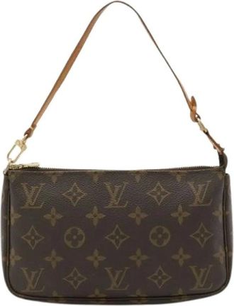 Louis Vuitton Pre-owned Shoulder Bags, female, Brown, Size: ONE SIZE Pre-owned Vintage Monogram Pochette