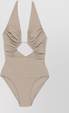 Rick Owens cutout halterneck swimsuit