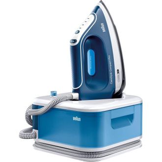 Braun CareStyle Compact Pro IS2565 Ferro da Stiro a Vapore con 5 anni di assistenza, ecomode, Blocco ferro, Stiratura Verticale, Serbatoio acqua removibile