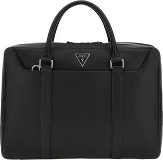 Guess Tassen, Heren, Zwart, ONE Size, Multi Laptop Tas voor Mannen
