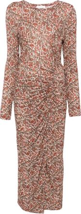 Isabel Marant Abito midi Jelina - Rosso