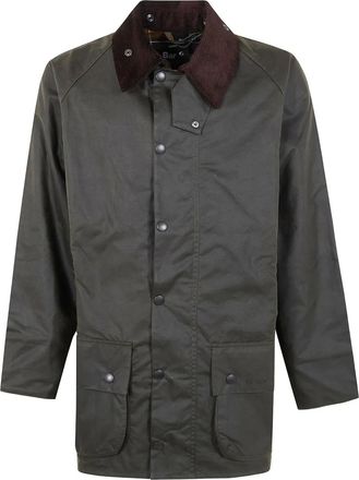 Barbour Parka con colletto a coste - Verde