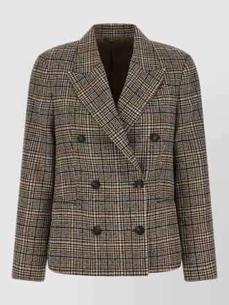 Brunello Cucinelli cashmere-blend double-breasted blazer