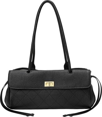 Tiffany & Fred Quilted Sheepskin Leather Shoulder Bag