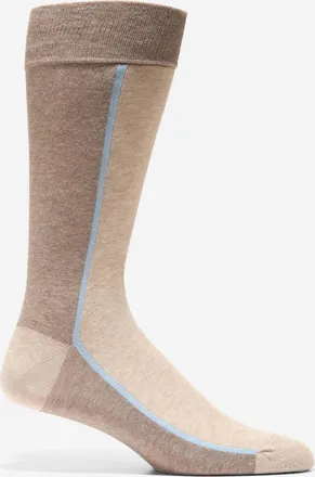 Cole Haan Mens Clocking Dress Crew Socks - Beige