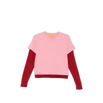 Guest In Residence Layered-effect Sweater