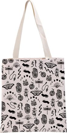 Generic PYOUL Spiritual Lover Gift Reiki Crystal Tote Bag Reiki Healer Handbag Reiki Prayer Gift Reiki Healing Gift (Reiki Crystal Tote)