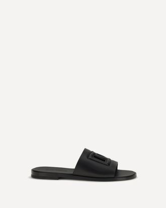 Dolce & Gabbana Embossed logo Sandals Male 41.5