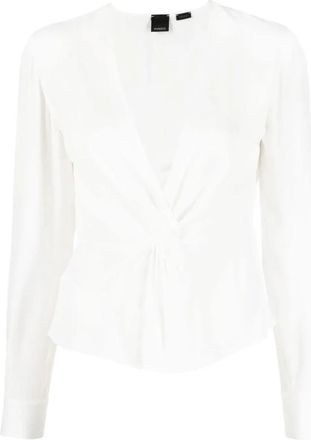 Pinko Shirts - Dames - Blouses - Wit - XS - Overhemden