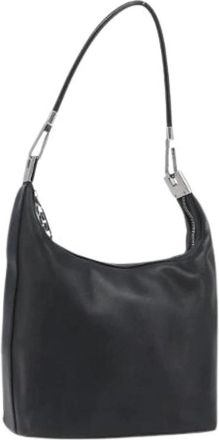 Gucci Pre-owned Vintage Schoudertas - Dames - Vintage Schoudertas - Zwart - ONE Size - Leer - Vintage