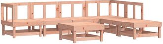 vidaXL Juego De Muebles De Jard&iacute;n 7 Pzas Madera Maciza Abeto Douglas Vidaxl