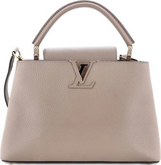 Louis Vuitton Capucines Bag Leather PM satchel - Beige